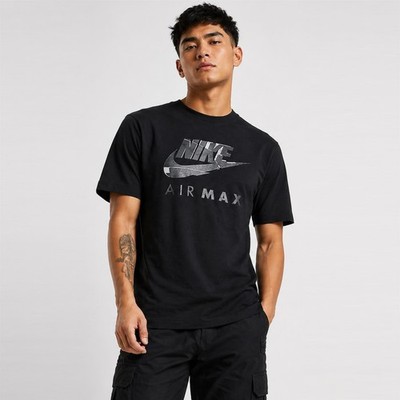 Nike Air Max NSW Herren Sport T-Shirt Athletic Cut Jersey Baumwolle Gym Tee
