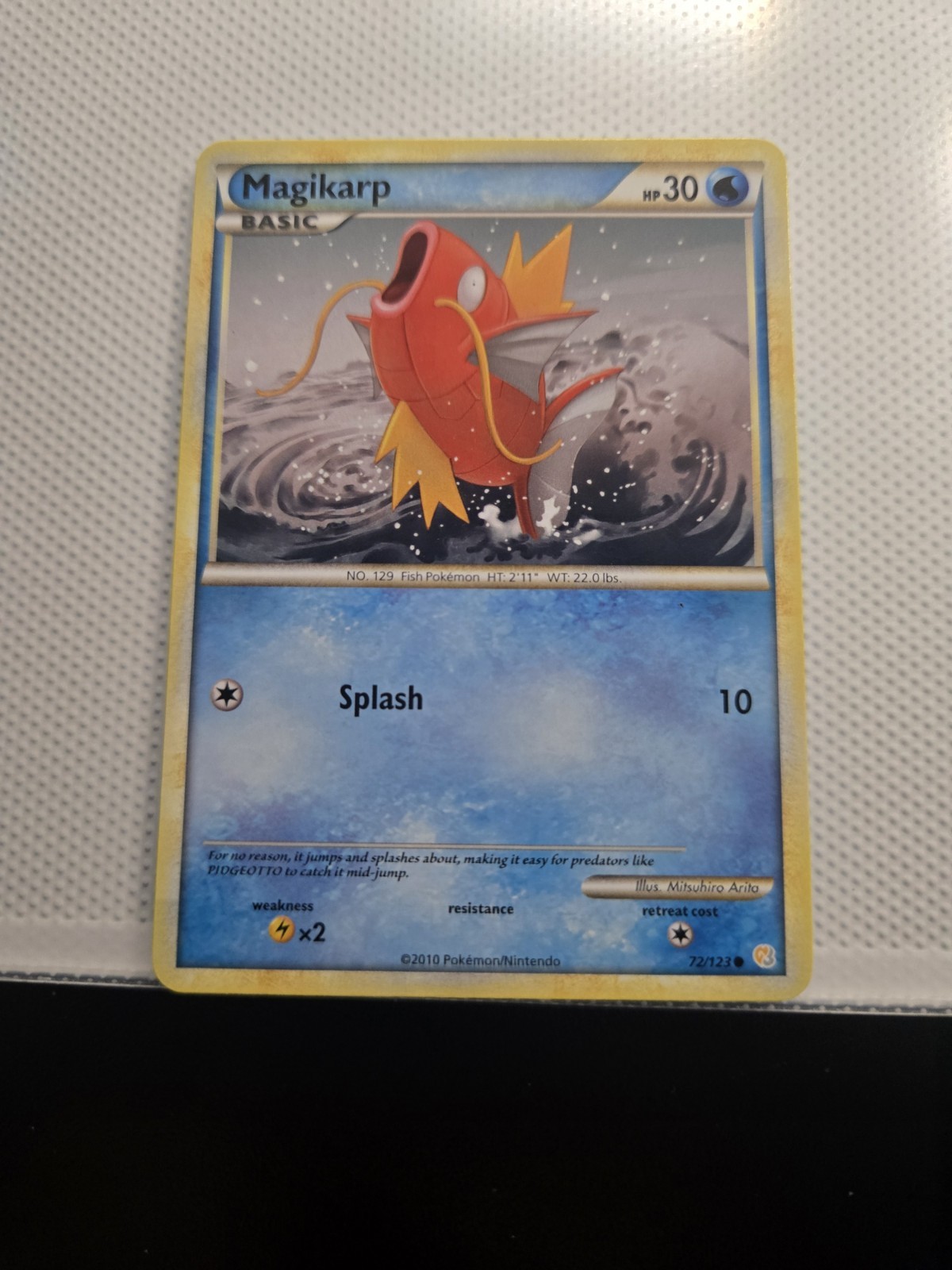Magikarp 72/123 Heartgold & Soulsilver Regular near mint or better