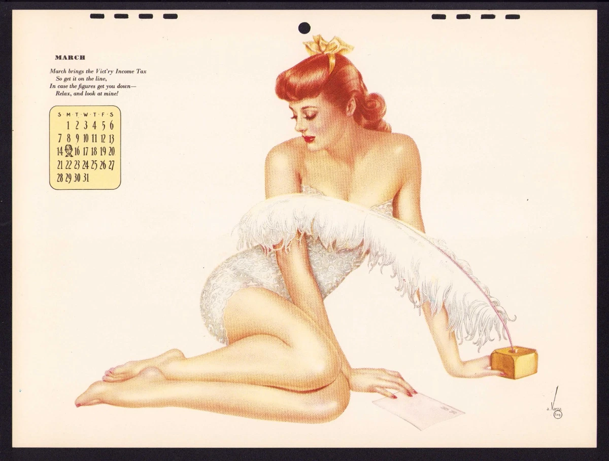 Pinup Calendar for sale | eBay