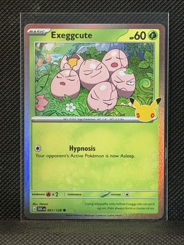 2026 Pokemon 30th Celebration - Common Exeggcute #1 Celebration Holo
