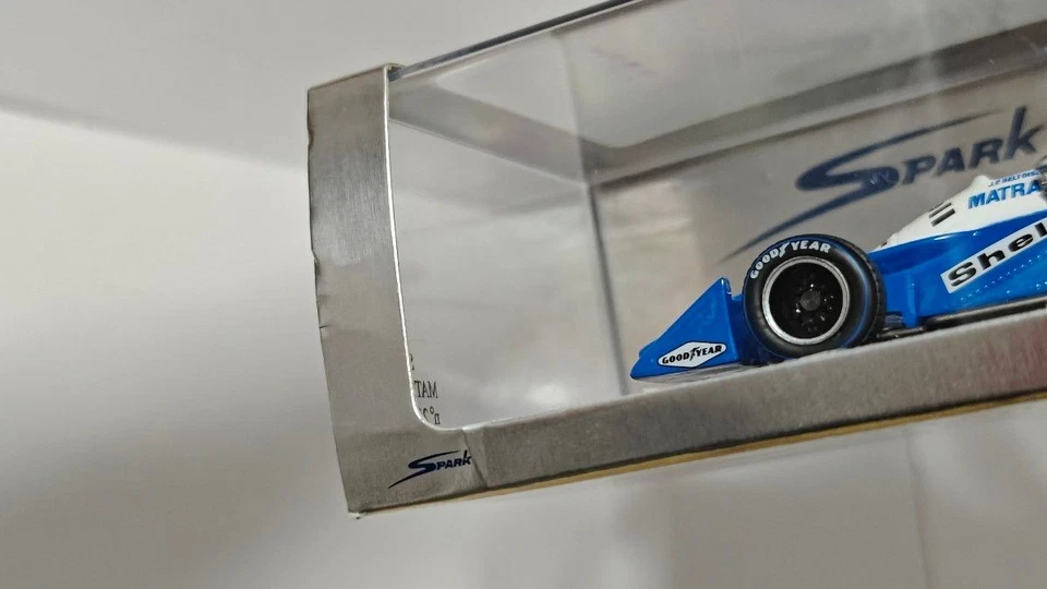 Voiture miniature Spark 1/43 Matra MS120B #21 GP de France 1971 Beltoise F1 - Photo 3/4