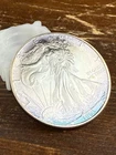 1993 BU U.S. Silver American Eagle $1 Dollar 999 ASE Toned Toning Toner