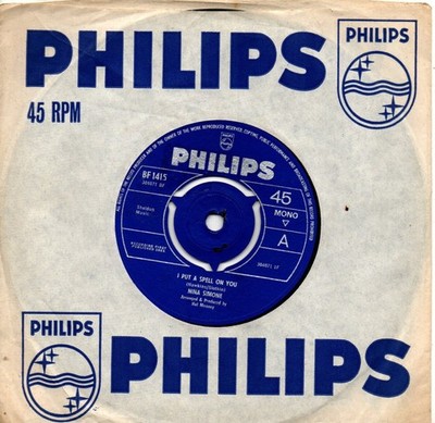 Nina Simone:i put a spell on you/Gimme some:UK Philips:1965
