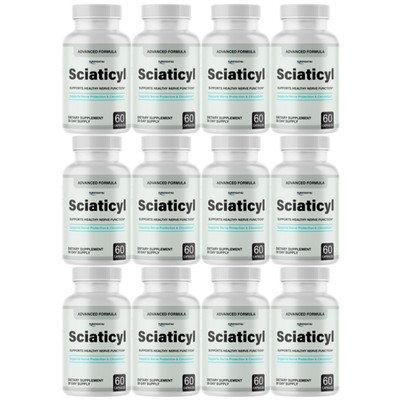 Sciaticyl Supports Nerve Protection & Circulation Supplement - 12 Bottles