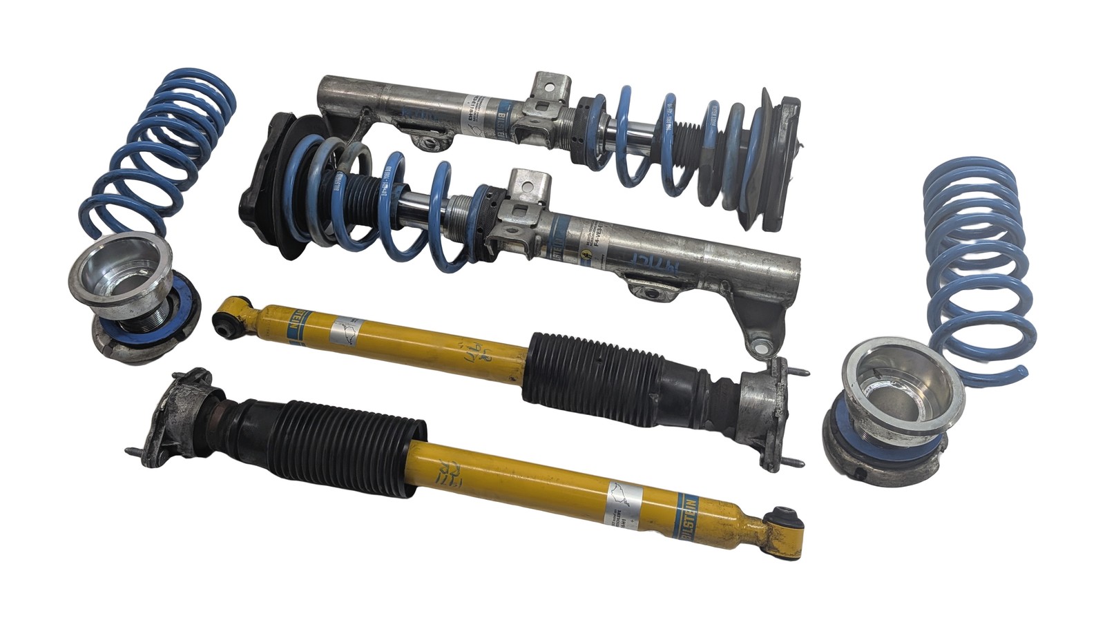 2016 MERCEDES E400 COUPE (C207) BILSTEIN SHOCK STRUT SET/8 w/REAR COIL SPRINGS
