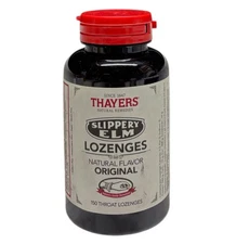Thayers Slippery Elm Throat Lozenges ORIGINAL COLLECTIBLE Sealed 1/21, 150 Count