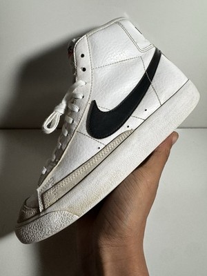 Nike Blazer Mid  77 Vintage White Black  GS Size 5Y
