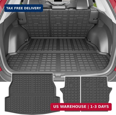 powoq Cargo Mat Compatible with 2019-2025 Toyota RAV4 Backrest Mat Cargo Liner T