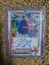 Pete Crow-Armstrong Bowman Chrome Auto 2021