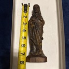 Antique Or Vintage Hand Carved  Wooden Jesus Statue 8 Inches. — photo 2