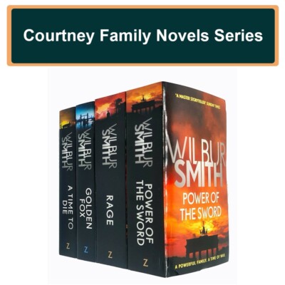 Wilbur Smith Courtney Family Novels Series 4 Books 5-8 Collection Set ...