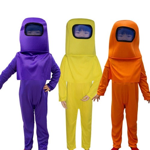 Halloween Kids Game Space Kill Costume Anime Bodysuit Carnival Cosplay Jumpsuit - Picture 2 of 25