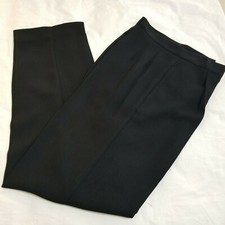 NWT Villager Liz Claiborne Womens Pants Size 4 Black Onyx Pleated Front Vintage