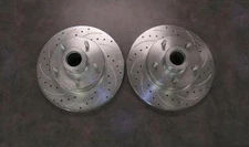 Ford Mustang II 11" Front Big Disc Brake Slotted Rotors 5 x 4.5 Street Rod PAIR