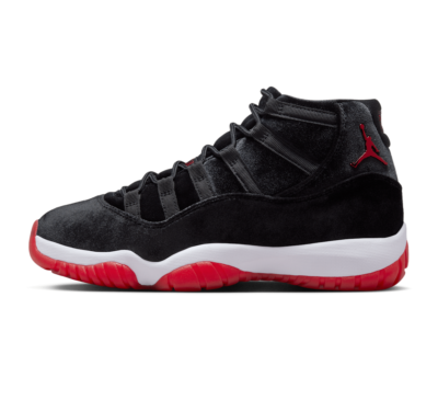 Nike Air Jordan 11 Retro Womens Size US 6 Bred Velvet Black Red