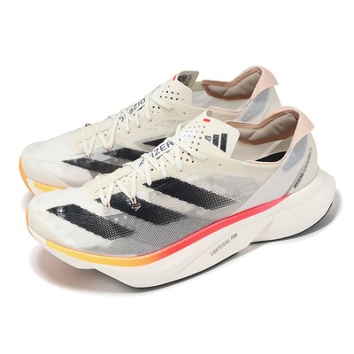 adidas Adizero Adios PRO 3 M Ivory Core Black Men Unisex Racing Running IG6442