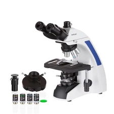 AmScope 40X-2000X Brightfield Phase Contrast Plan Infinity Kohler Lab Microscope