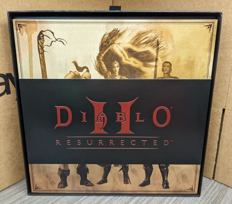 Diablo II 2 Resurrected Deluxe Vinyl Record Soundtrack 3 LP Red Black Box SET - Image 3 of 4