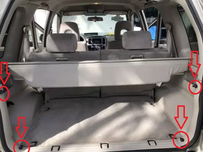 Red de carga organizadora de malla estilo sobre maletero trasero para SUZUKI GRAND VITARA 99-05 Foto 2 de 4