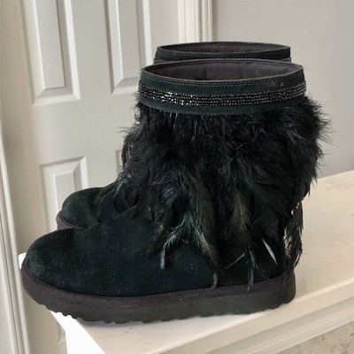 UGG Peacock Feather Boots Short Classic 