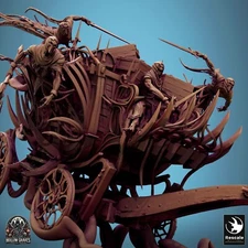 Phantom Coach by Rescale Miniatures | D&D | DnD | Pathfinder | Print on Demand