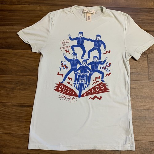 H\u0026m Mens Graphic Tee Size Xs | eBay