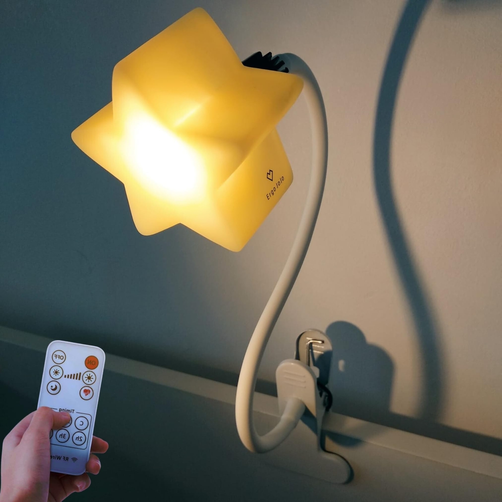 LED Clip On Star Light, Warm & Dimmable Desk Light, Reading Night lamp Newbor...