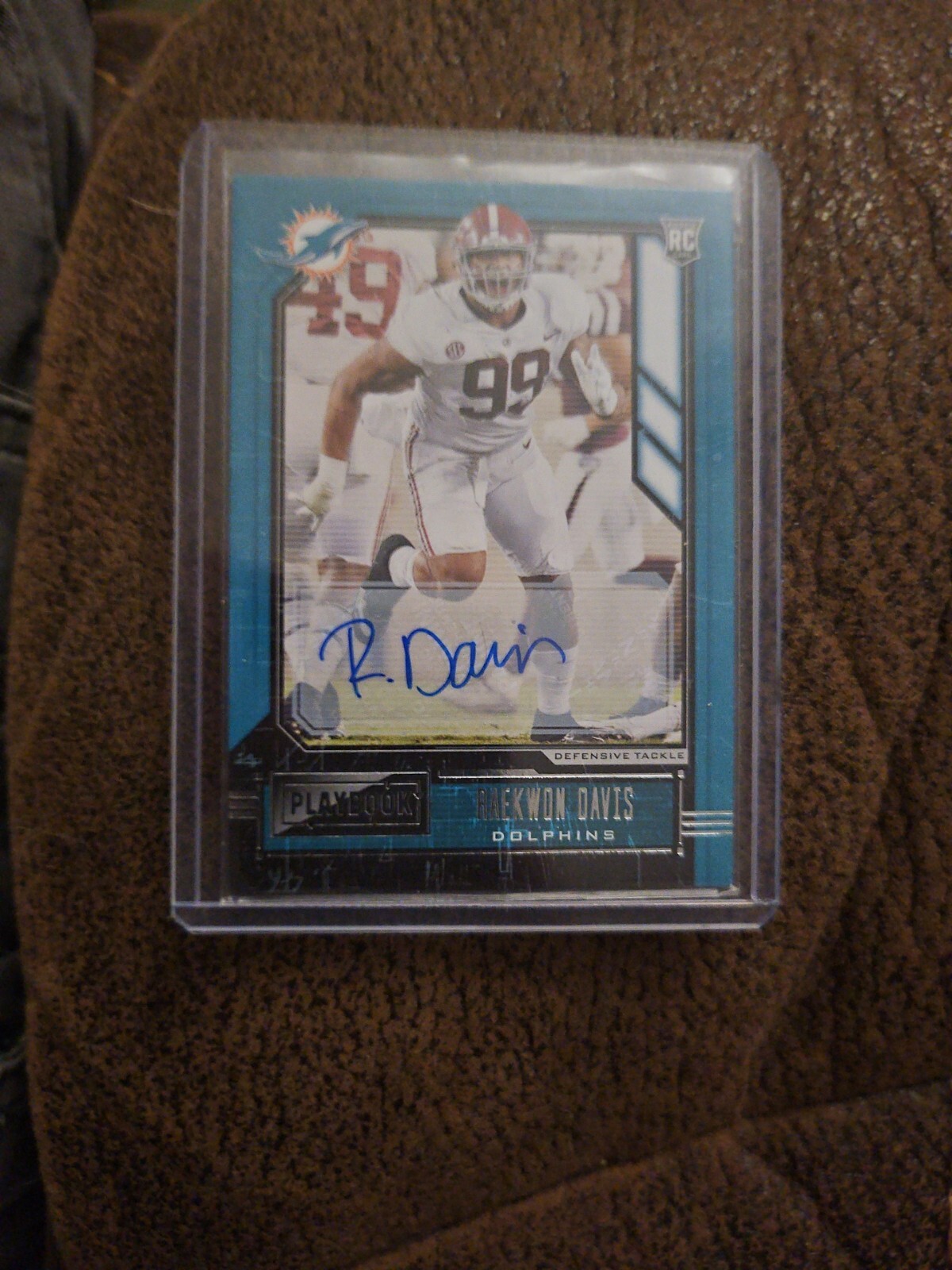 Raekwon Davis Panini Playbook #187 Signature