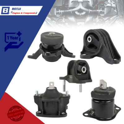 For 13-17 Honda Accord (2.4L Engine Only) - AT CVT Trans 5pc Motor Mount Set