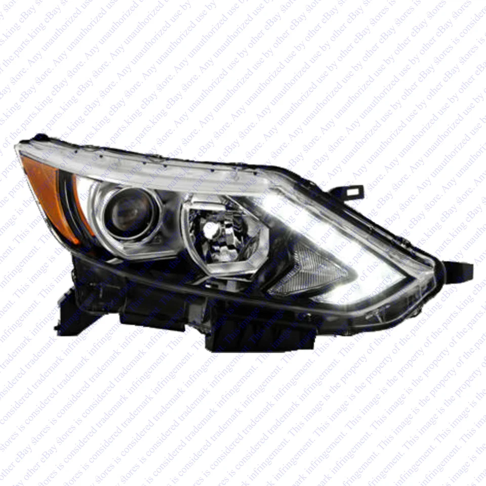 For 2017 2018 2019 Nissan Rogue Sport Halogen Headlight Assembly Pair - Image 3 of 4