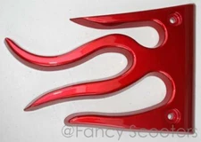 PEACE SPORTS DIABLO CHOPPER TPGS-303 REAR WHEEL RIGHT SIDE FLAME FARING (RED)