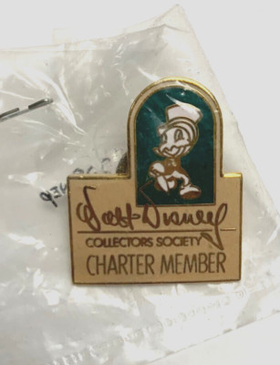 Disney WDCC WDCS Jiminy Cricket 1992 1993 Charter Member Pin