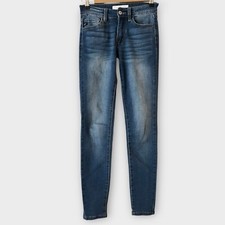 KanCan Light Blue Denim Stretch Skinny Tapered Ankle Jeans Size 23