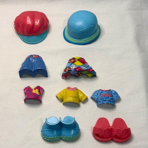 Snap N Style Fisher Price blonde grüne Augen Puppe, Kleidung Schuhe Zubehör Paket - Bild 10 von 15