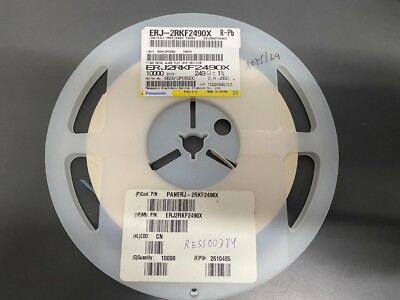 ERJ-2RKF1240X RES SMD 124 OHM 1% 1/10W 0402 Pack of 10000 ERJ-2RKF1240X RES SMD 124 OHM 1% 1/10W 0402 Pack of 10000
