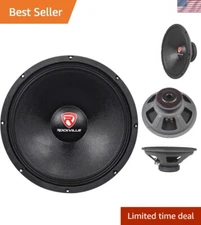 Dynamic 15-Inch Subwoofer 1500W Peak Power 8 Ohm with Voice Control - Black