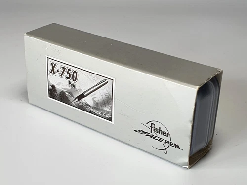 Fisher Space Pen X-750 Chrome Explorer with Comfort Gift Original Box & Case NOS - Picture 10 of 18