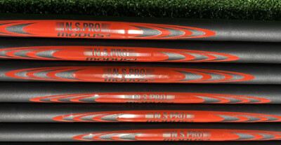 Set of 6 NS Pro Modus 3 Tour 105 Black Stiff Flex Golf Shafts 5-PW