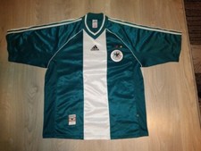 Vintage Rare Germany 1998 Away Adidas Football Soccer Jersey Shirt Kit Trikot L