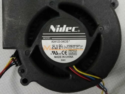 One NIDEC A34123-34CIS 12V 0.46A FOR CISCO 4-wire fan - Afbeelding 4 van 6