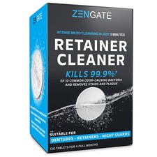 Zengate Retainer Cleaner Tablets Quick 3-Minute Clean DAMAGED BOX