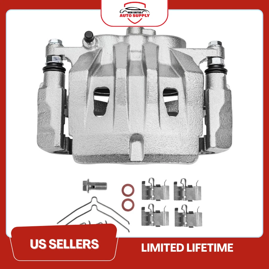 Pinza de freno delantera derecha con soporte para Toyota Highlander RX350 NX300 NX300h Foto 2 de 2