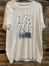 Vintage 80s Milwaukee Art Museum 100 Year Anniversary White T-Shirt Large