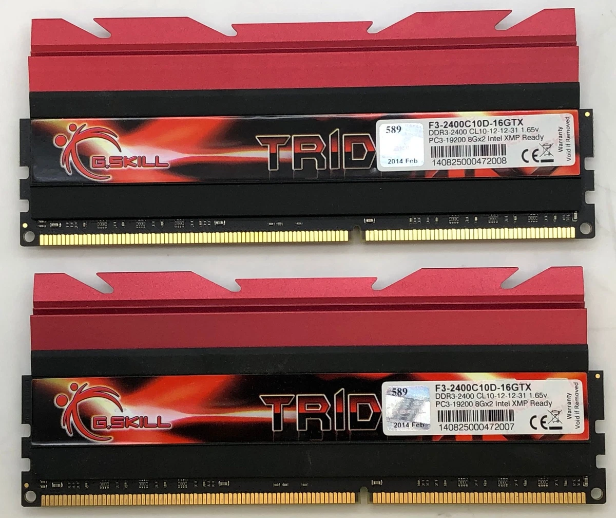 G. SKILL PC3-19200 (DDR3-2400) Bus Speed DDR3 SDRAM Computer