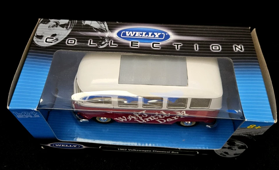 Rare Welly 1/24 Scale VW Bus Wait Until Dark Edition Diecast Collection - Image 3 of 4