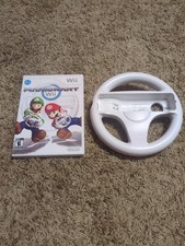 Mario Kart Wii (Nintendo, 2008) CIB With Wheel!!!