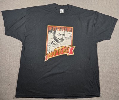 Vtg Y2K Black History Martin Luther King MLK T-shirt Mens 3XL Rap It Is Up To Me