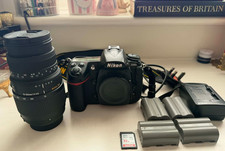 Nikon D300S DSLR & Sigma 70-300mm f/4 -5.6 DG +4Xbatteries, charger, SD  V.G.C!
