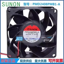 SUNON PMD2408PMB1-A 8038 DC24V 9.6W 8CM 2-wire cooling fan
