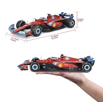 BBURAGO 1/18 - FERRARI SF-24 - 3RD MIAMI GP 2024 (C. LECLERC) 16815-L16-MIAMI
